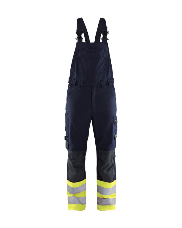 2888 Multinorm Bretelbroek Inherent - Marine/High Vis Geel