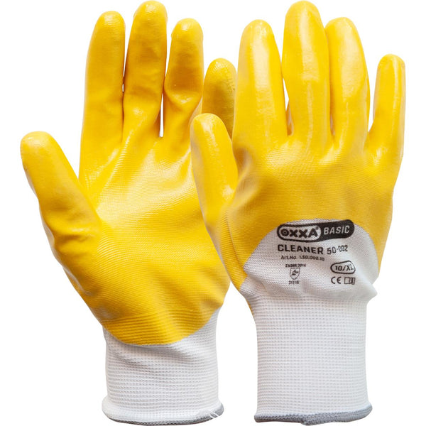 Cleaner 50-002 handschoen - geel/wit