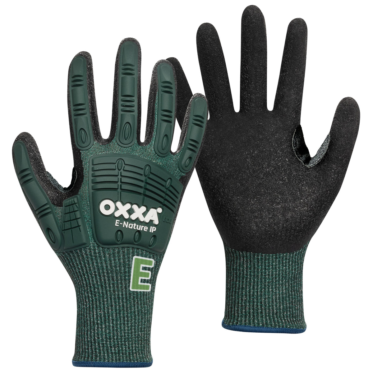 E-Nature-IP Cut E 52-750 handschoen - zwart/groen