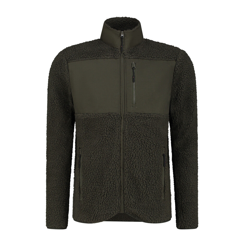 Santino Sherpa Fleecejack Brooklyn - Army