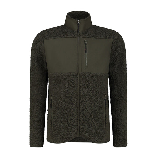 Santino Sherpa Fleecejack Brooklyn - Army