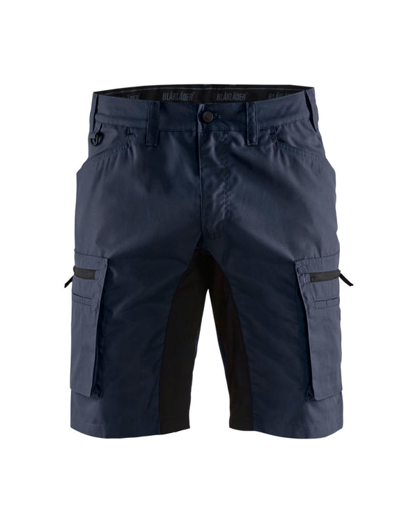 1449 Service short stretch - Donker marineblauw/Zwart