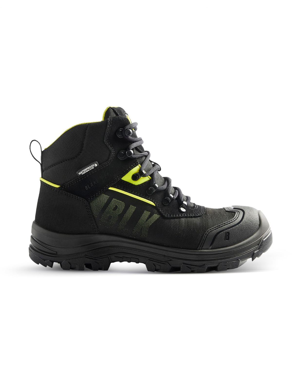 2479 STORM Hoge Veiligheidsschoen S7S Waterdicht - Zwart/High Vis Geel