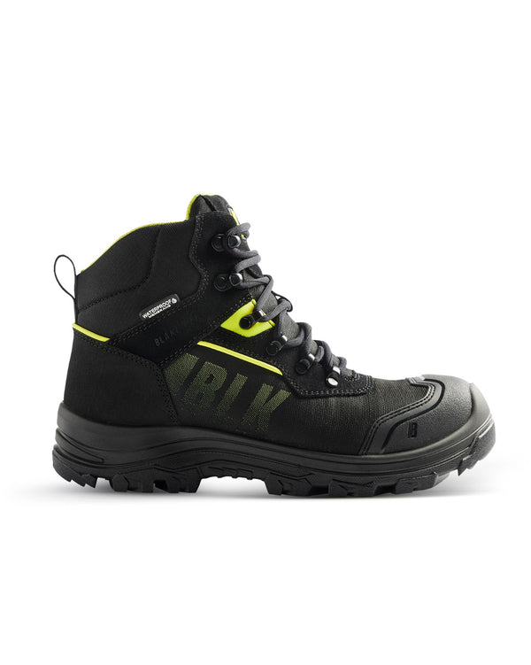 2479 STORM Hoge Veiligheidsschoen S7S Waterdicht - Zwart/High Vis Geel