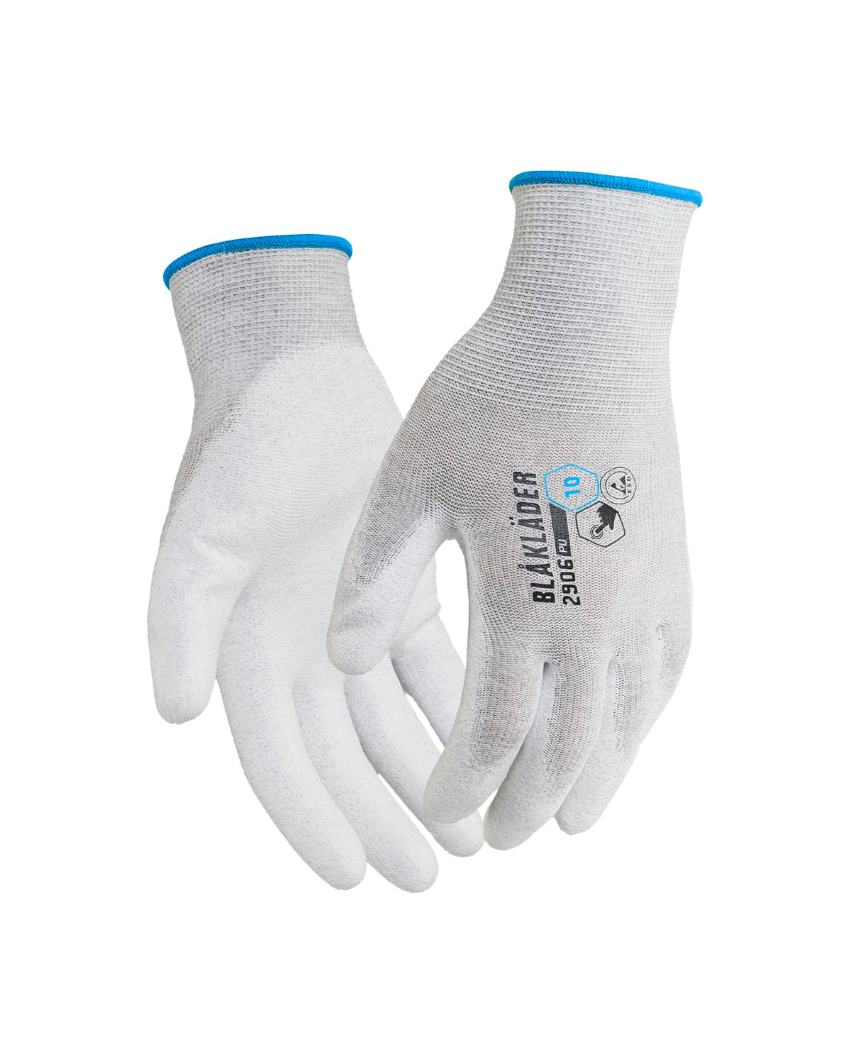 2906 Werkhandschoenen PU-gedipt Touch ESD - Wit