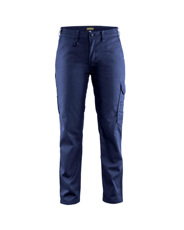 7104 Dames Industrie werkbroek - Marineblauw/Korenblauw
