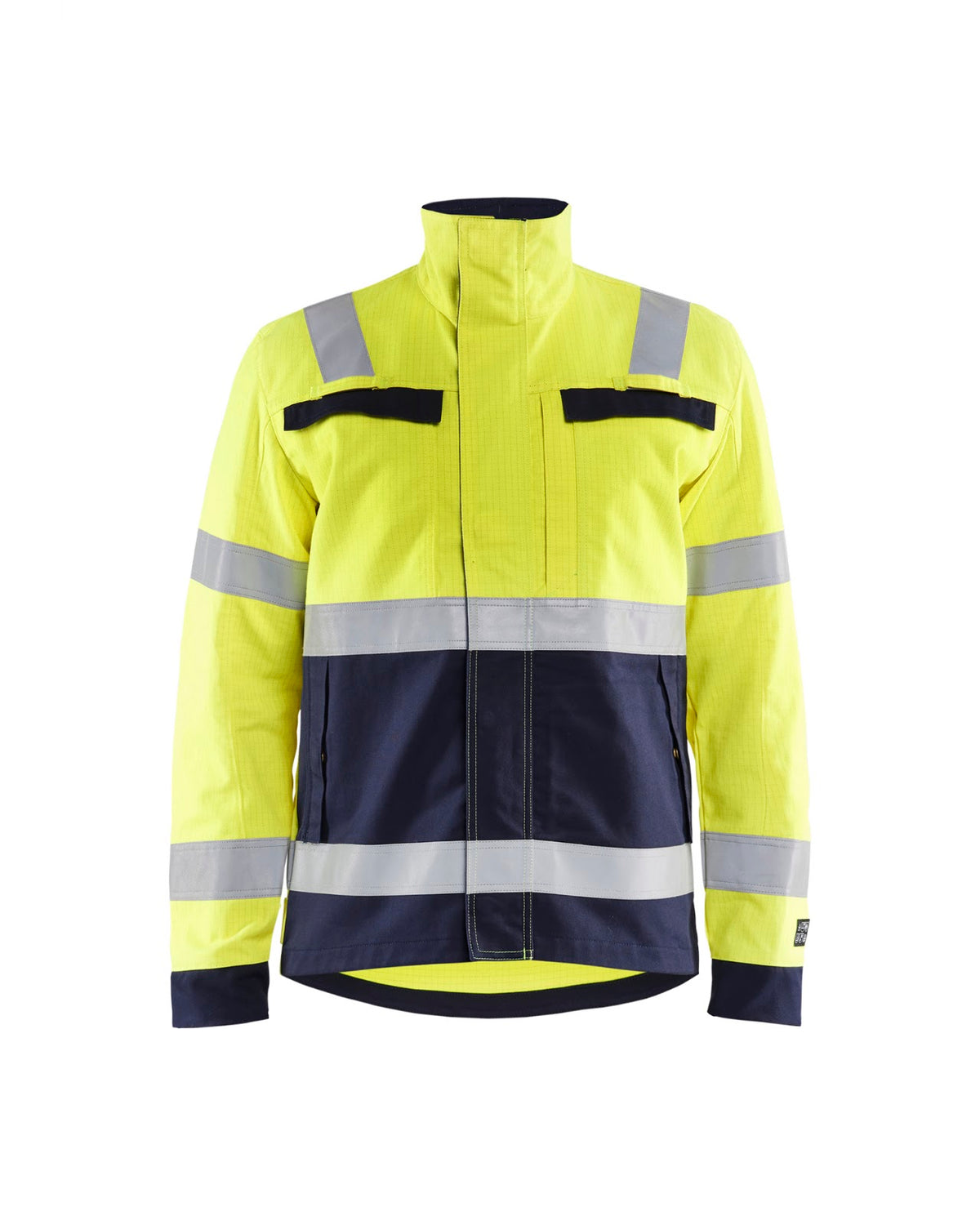 4087 Multinorm jack - High Vis Geel/Marineblauw