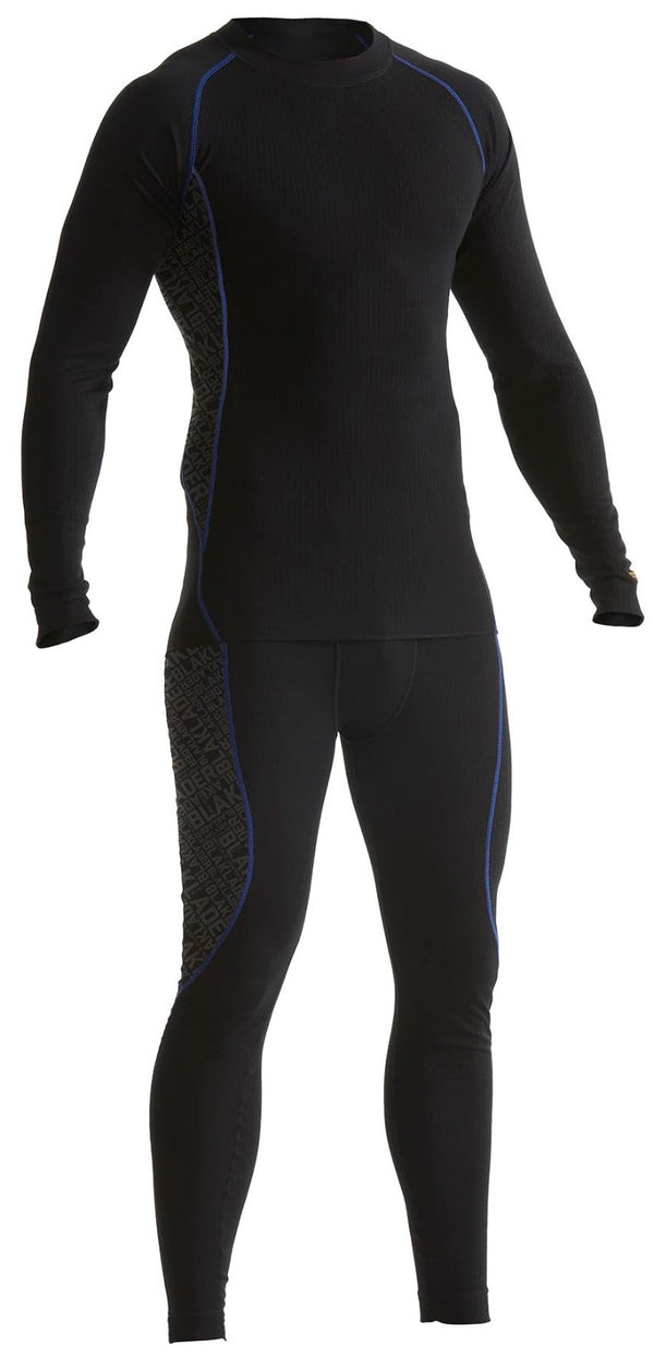 6810 Technische Onderkledingset LIGHT - Zwart/Korenblauw