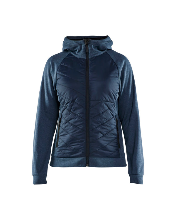 3464 Dames hybride sweater - Gevoelloos blauw/Donkerblauw