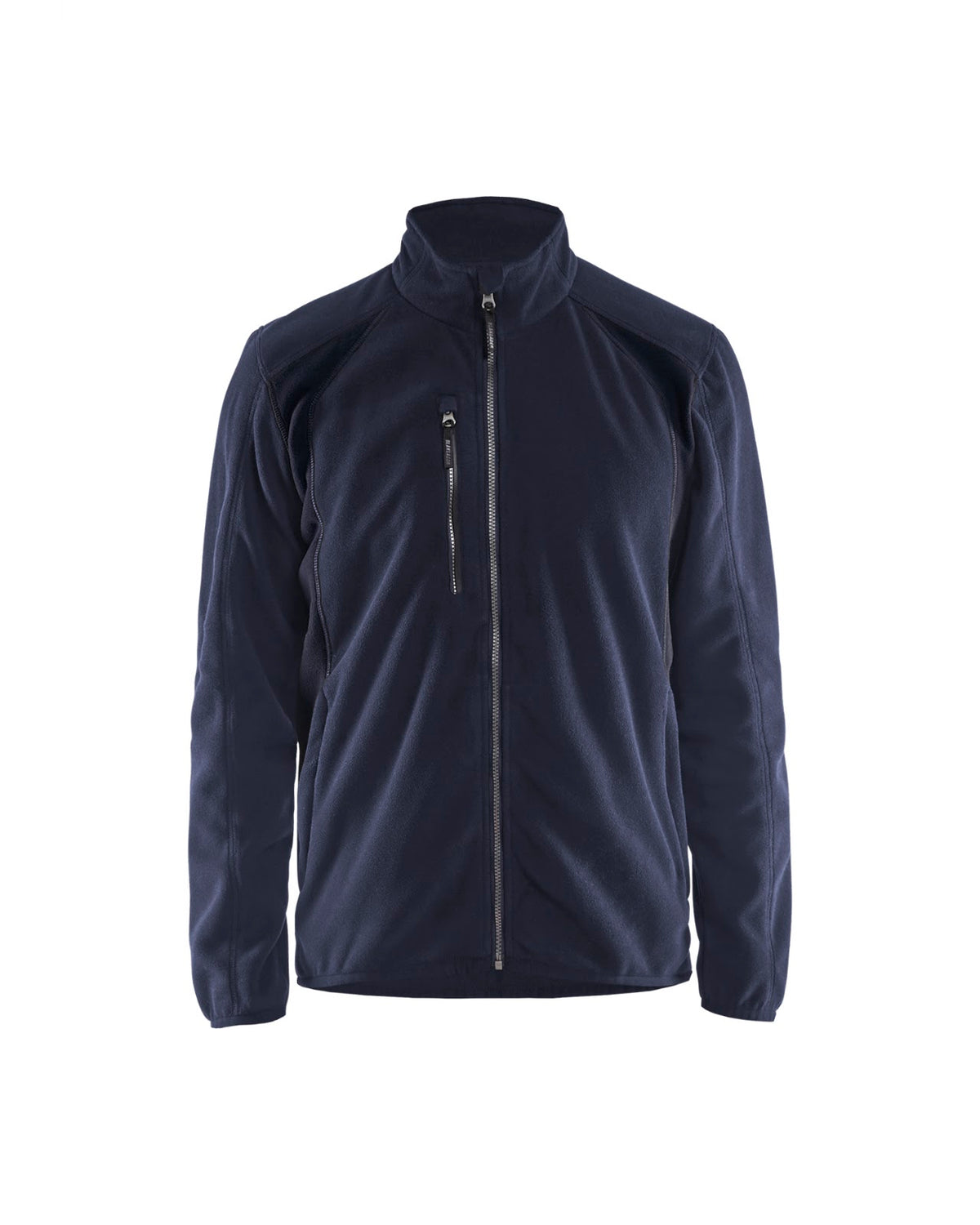 4730 Fleecejack - Donker marineblauw/Zwart