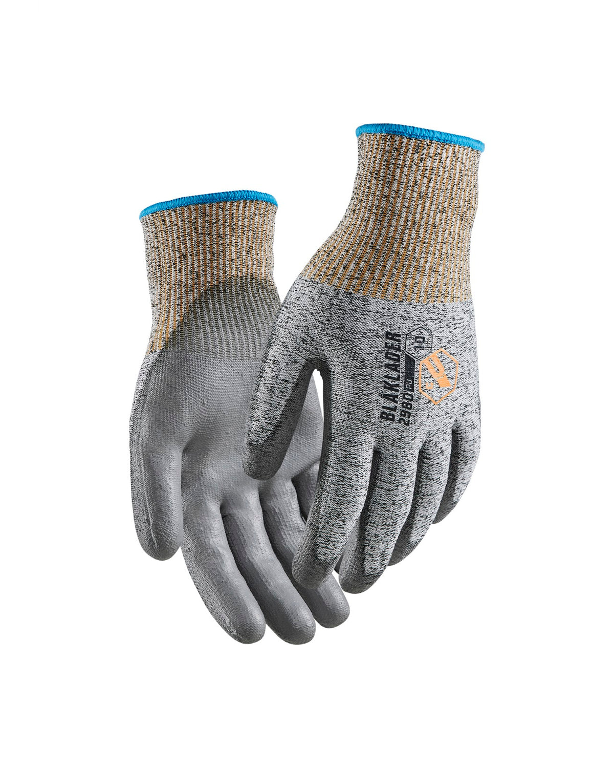 2980 Snijbestendige handschoenen C PU-gedipt - Zwart/Wit