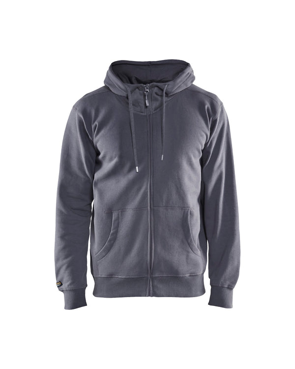 3366 Hooded sweatshirt met rits - Grijs