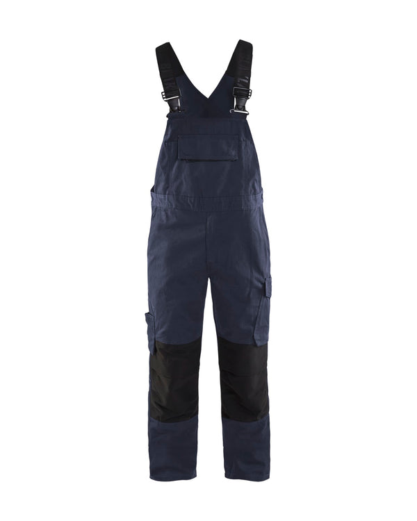 2695 Bretelbroek met stretch - Donker marineblauw/Zwart