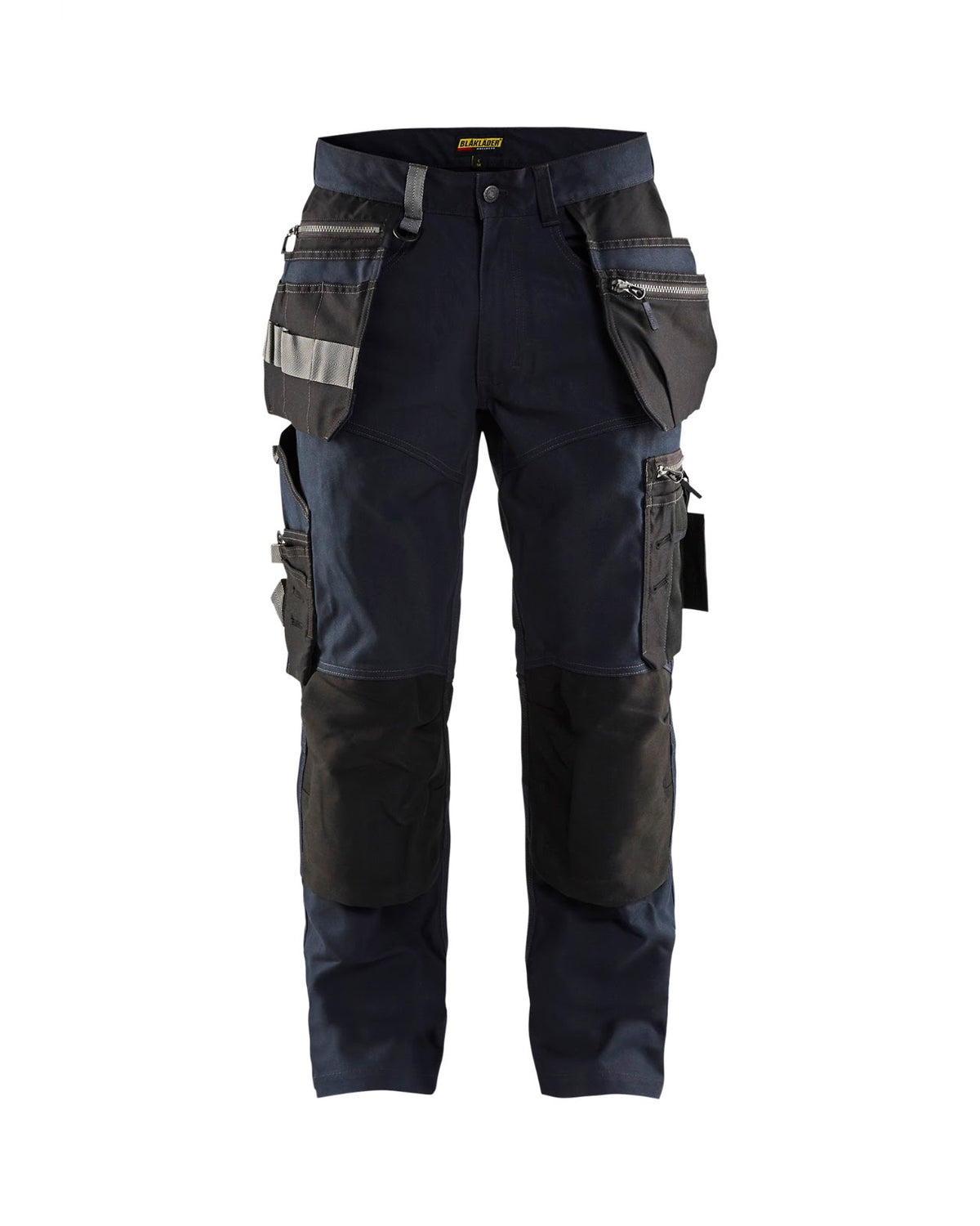 1590 Werkbroek met stretch en gereedschapszakken - Donker marineblauw/Zwart