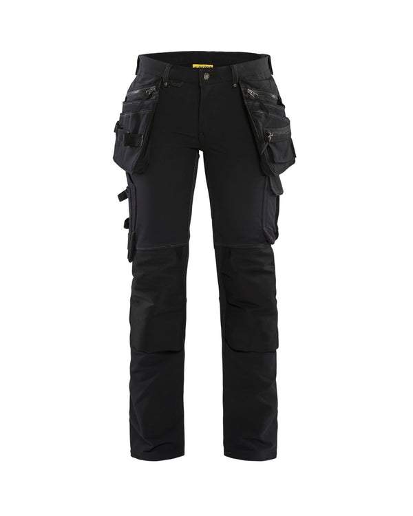 7198 Dames werkbroek 4-weg stretch X1900 - Zwart