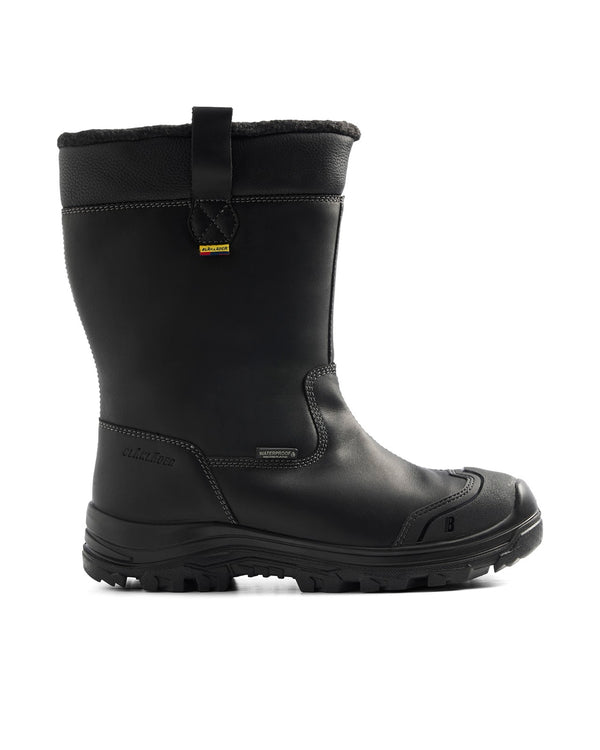 2496 STORM Hoge Winterschoen S7S Waterdicht - Zwart/Zwart