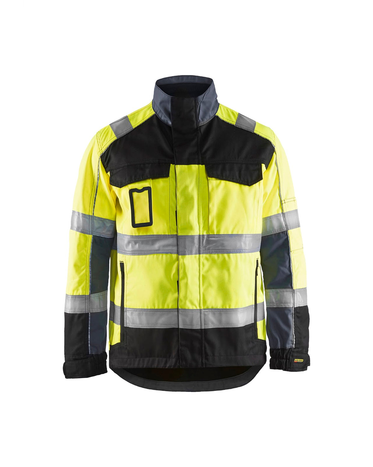 4051 Jack. Ongevoerd High Vis - High Vis Geel/Zwart