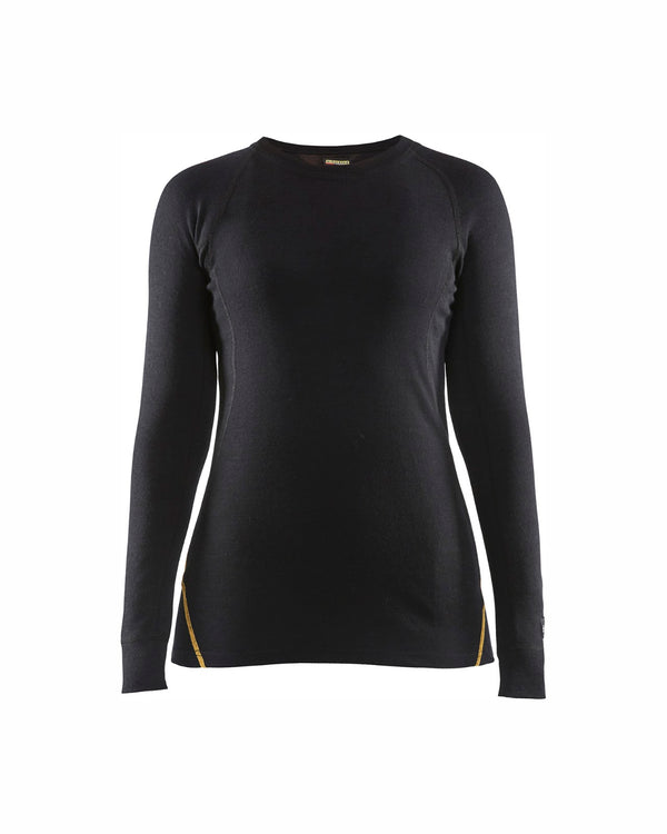 7213 Dames Vlamvertragend Onderhemd Inherent - Zwart