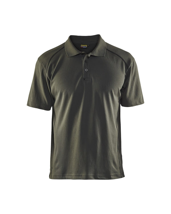 3326 UV-Piqué polo - Army groen