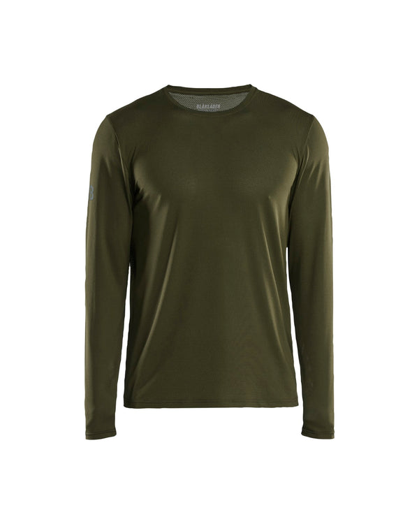 3423 UV-T-shirt met lange mouwen - Donker herfstgroen
