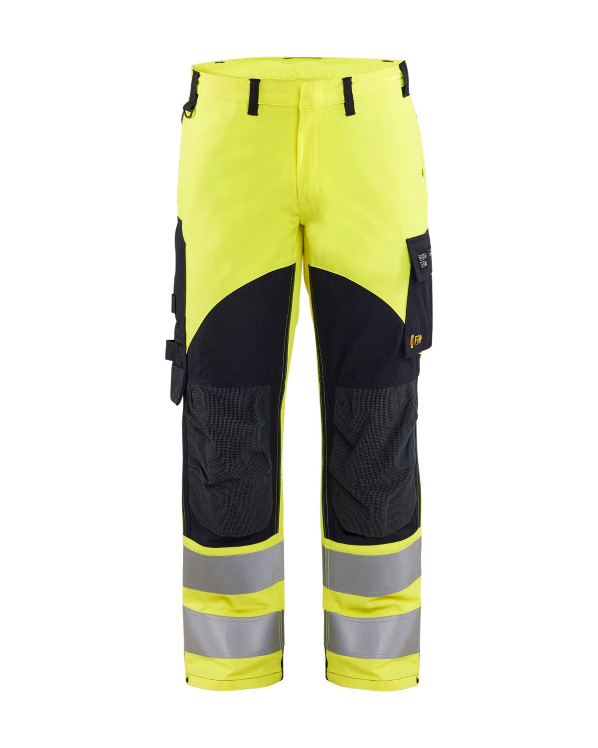 1588 Multinorm werkbroek Inherent - High Vis Geel/Marineblauw