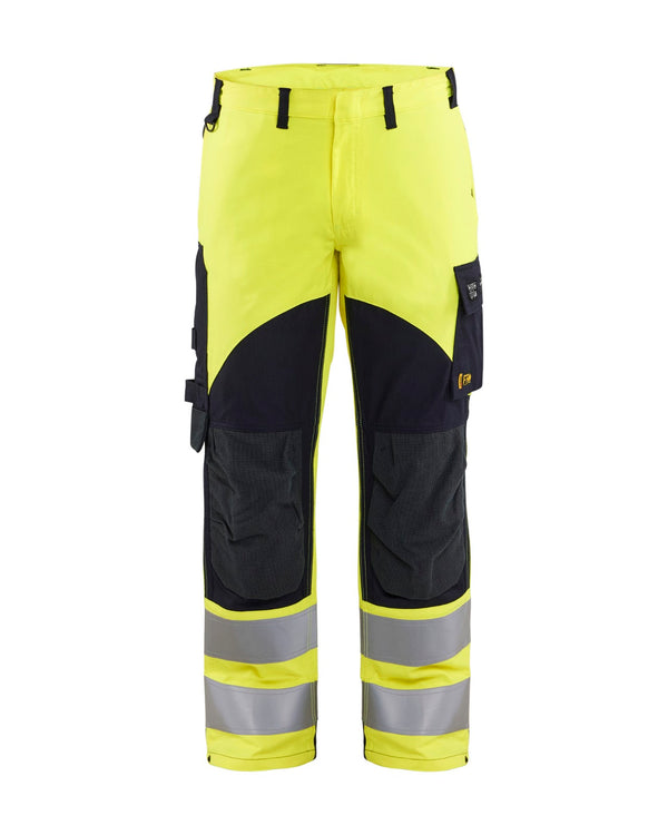 1588 Multinorm werkbroek Inherent - High Vis Geel/Marineblauw