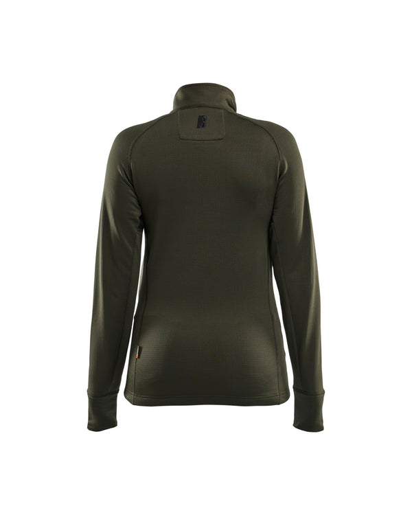 4745 STRIKER Dames fleecejack - Donker herfstgroen