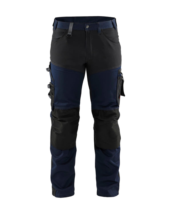 1799 Werkbroek met stretch - Donker marineblauw/Zwart