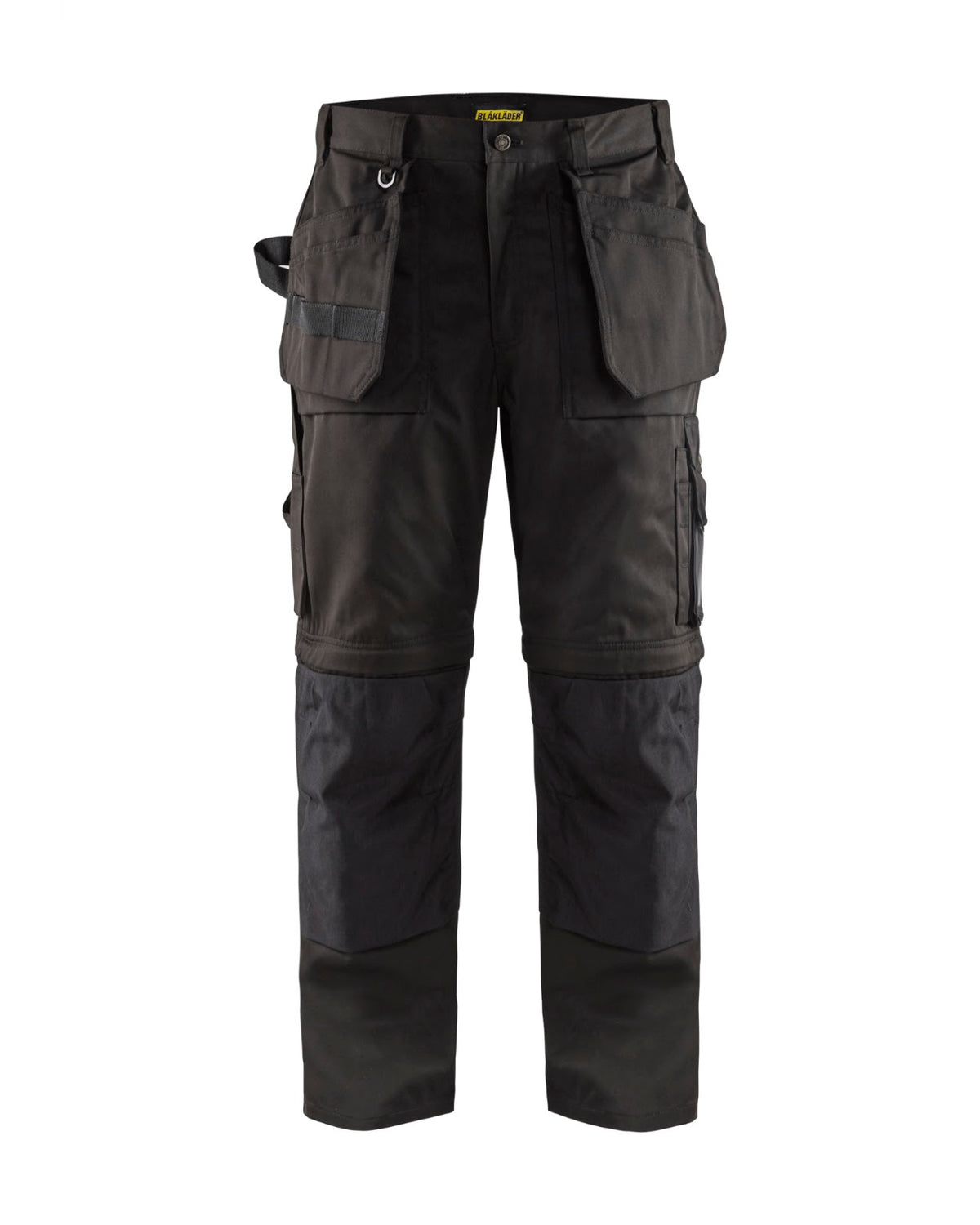 1538 Werkbroek met gereedschapszakken zip-off - Zwart