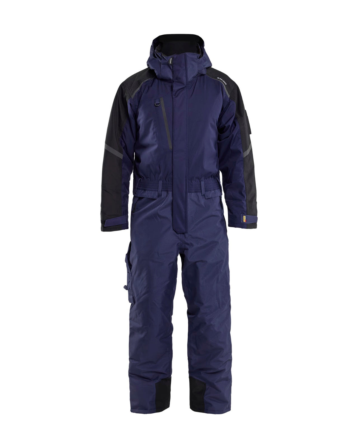 6785 Winteroverall afneembare capuchon - Marineblauw/Zwart