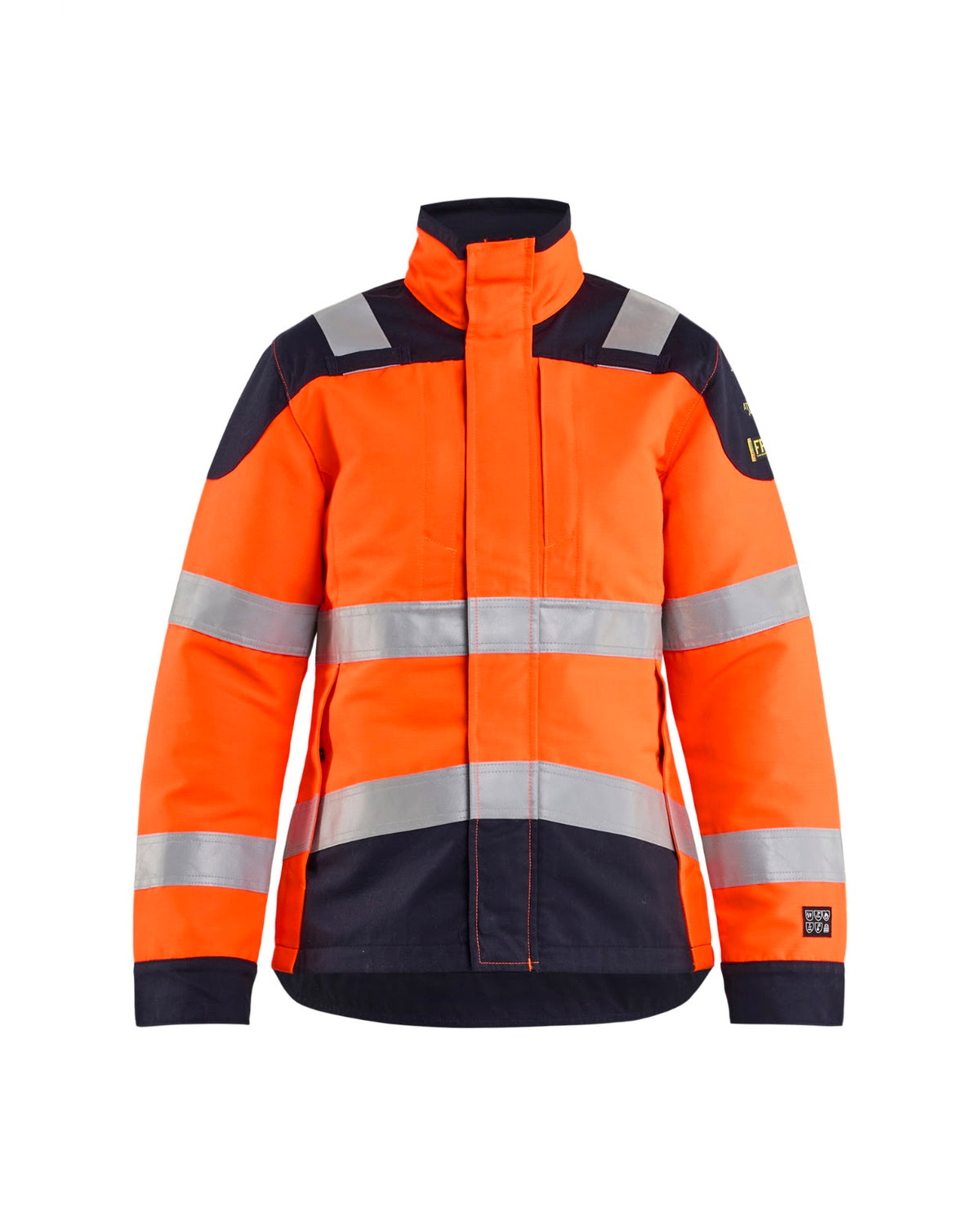 4084 APC 2 Dames Multinorm jack inherent - High Vis Oranje/Marineblauw