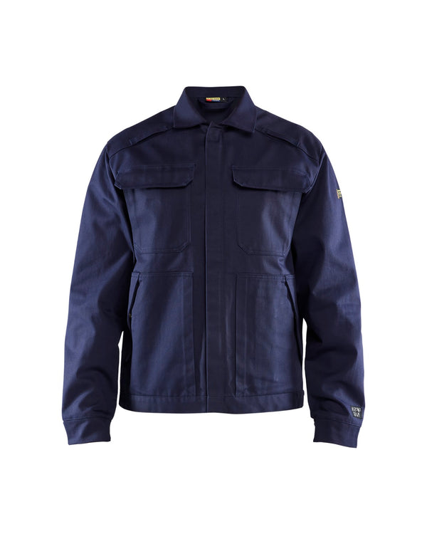 4774 Vlamvertragend jack. Ongevoerd - Marineblauw