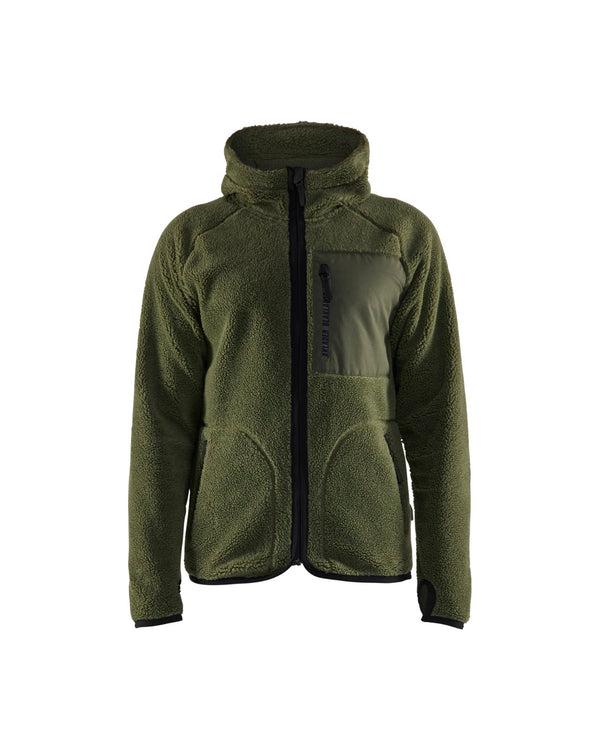 4725 Pilé vest - Herfstgroen