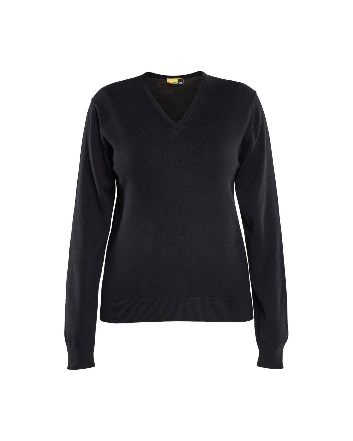 3591 Dames gebreide pullover katoen - Zwart