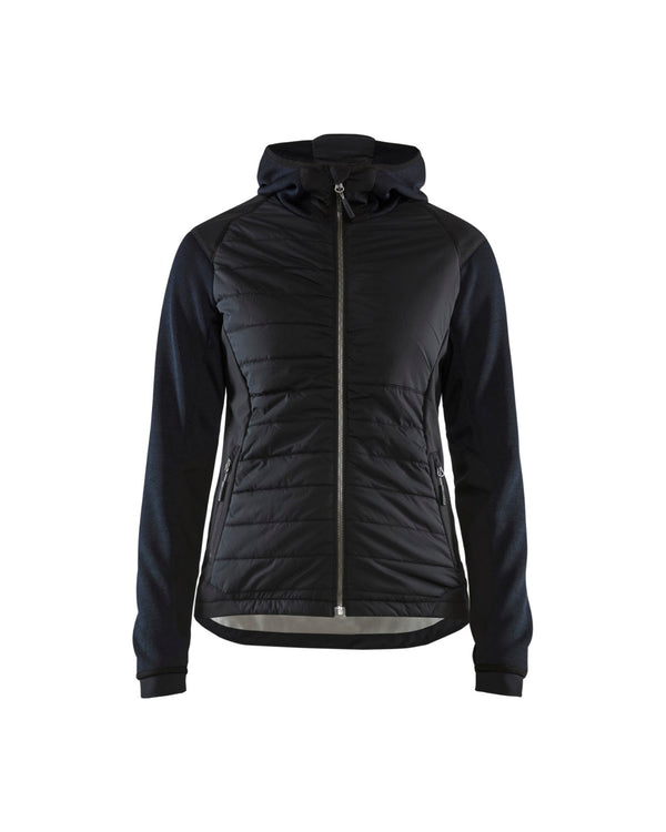 5931 Dames hybride jack - Donker marineblauw/Zwart
