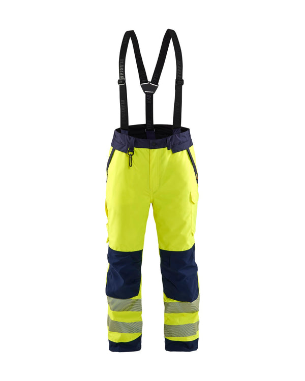 1875 Winterwerkbroek High Vis - High Vis Geel/Marineblauw