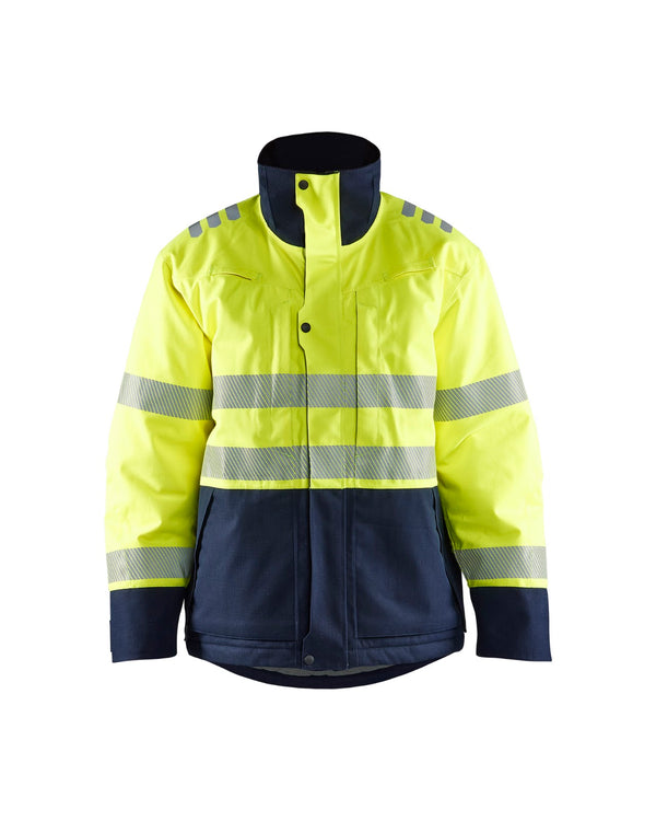 4517 APC 2 Multinorm Winterjas - High Vis Geel/Marineblauw