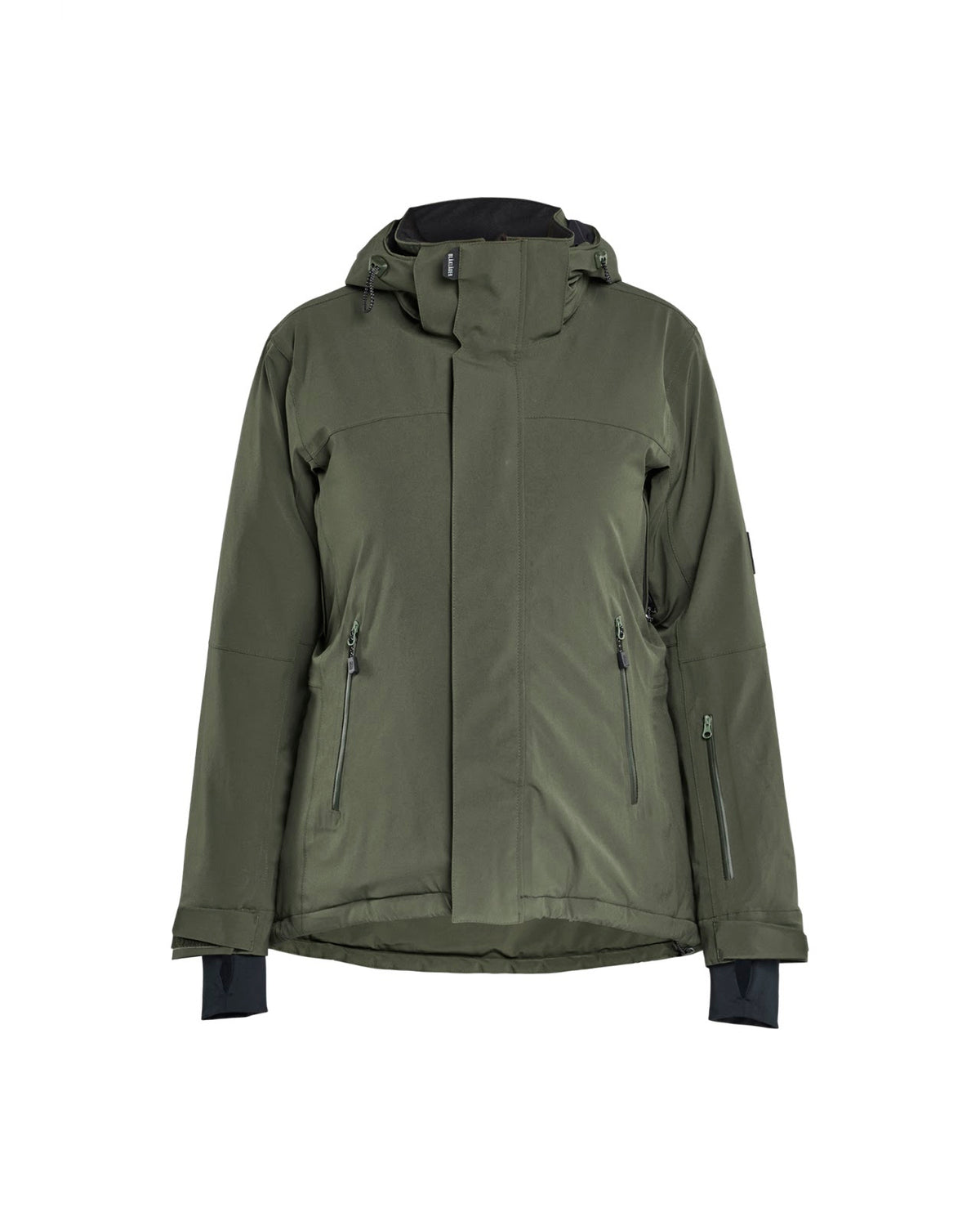 4707 STRIKER Dames Winterjas Stretch - Donker herfstgroen