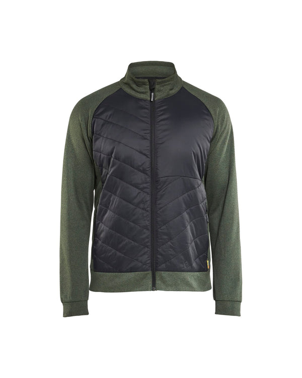3418 Hybride Sweatshirt - Herfstgroen/Zwart