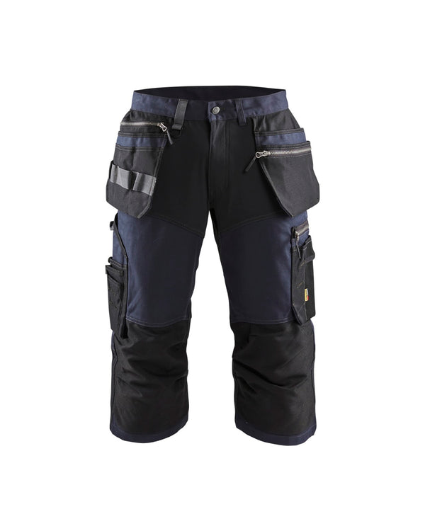 1597 Piraatbroek stretch - Donker marineblauw/Zwart