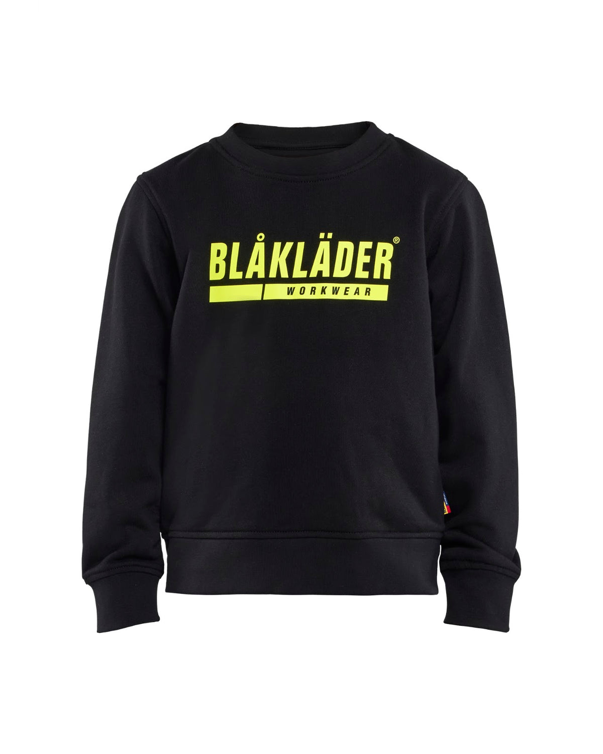 5205 Kids Sweatshirt - Zwart/High Vis Geel