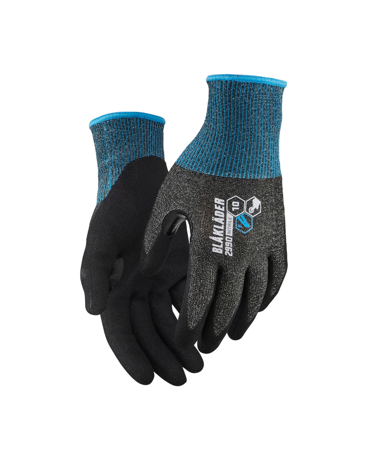 2990 Snijbestendige handschoenen F nitril-gecoat Touch - Zwart