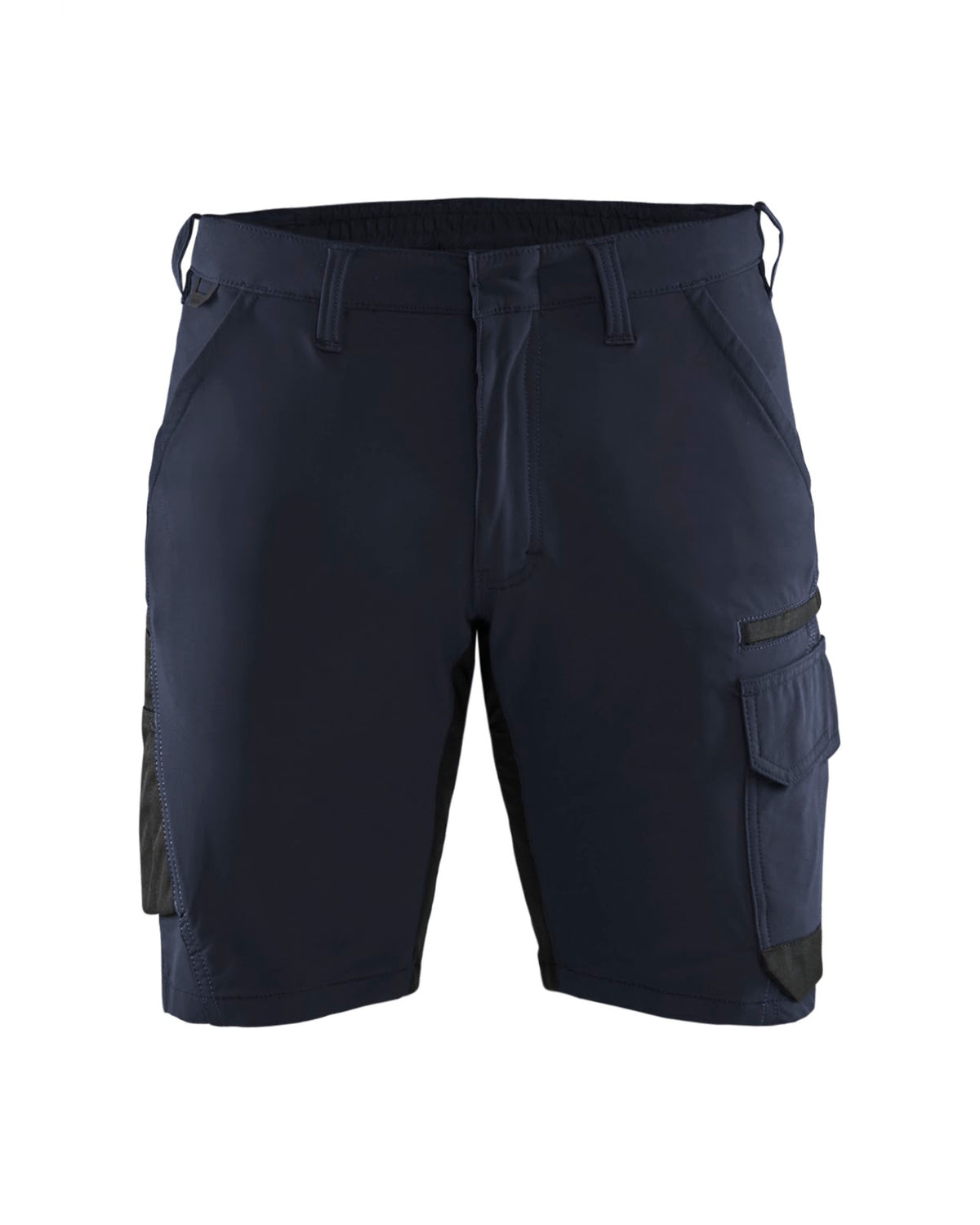 1423 Service short 4-weg stretch - Donker marineblauw/Zwart