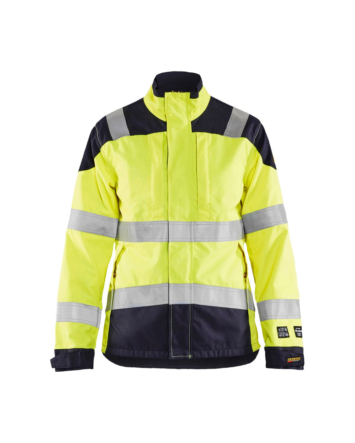 4969 Dames Multinorm jack Inherent - High Vis Geel/Marineblauw