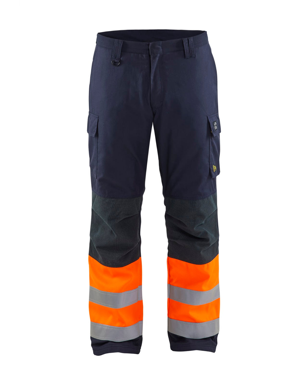 1869 Multinorm winterwerkbroek inherent - Marineblauw/Oranje