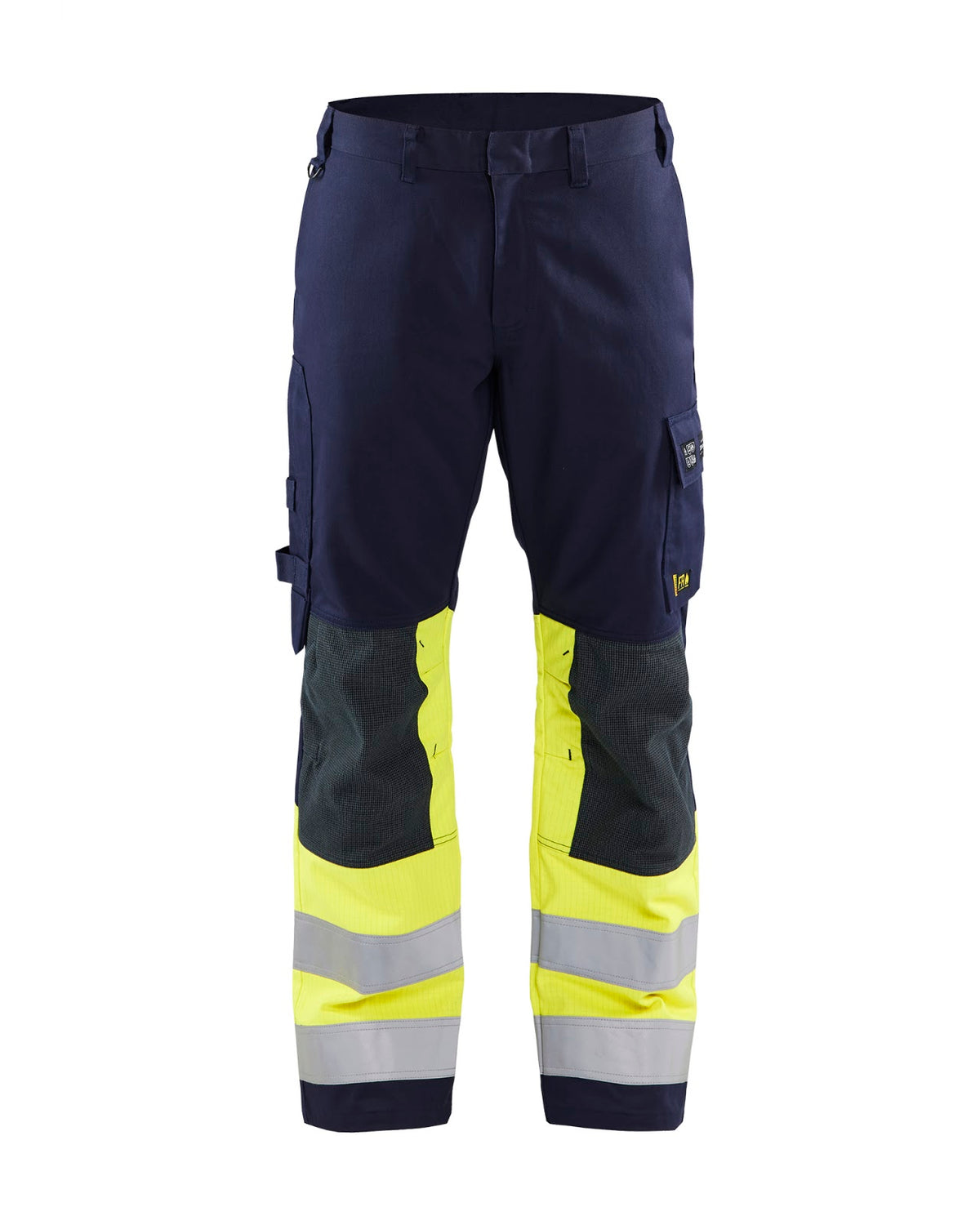 1478 Multinorm werkbroek - Marine/High Vis Geel