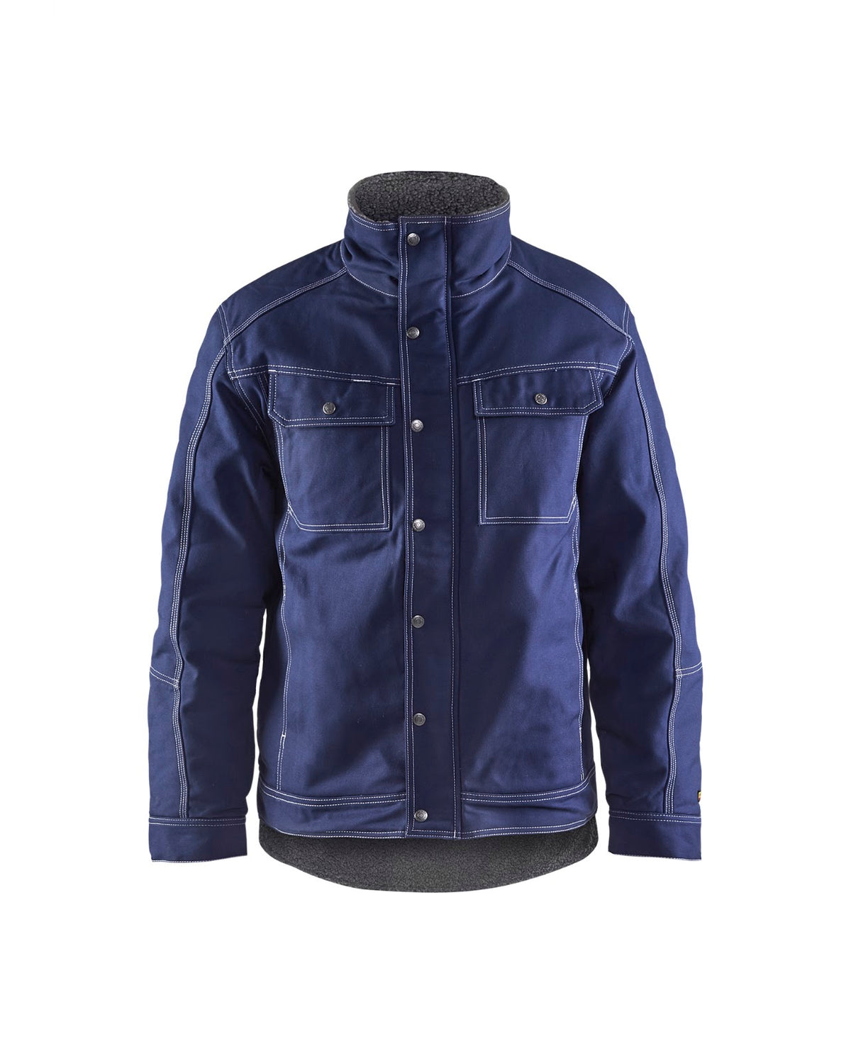 4815 Winterjas katoen - Marineblauw