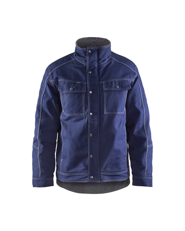 4815 Winterjas katoen - Marineblauw
