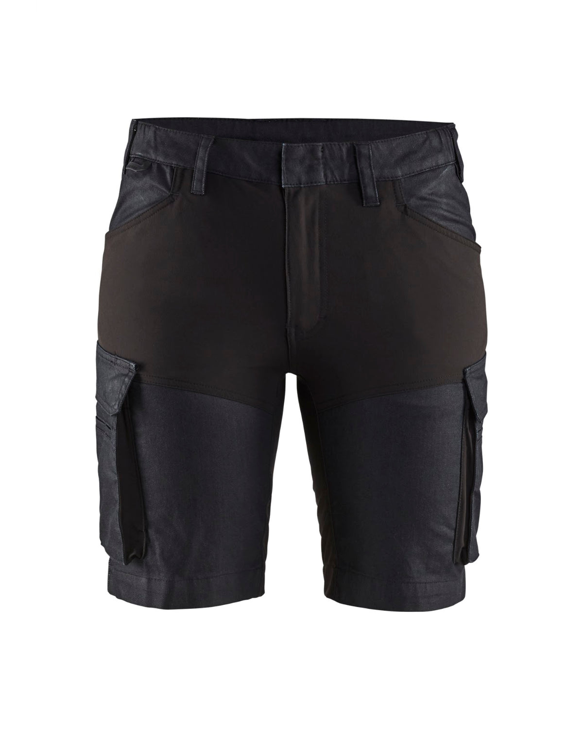7137 Dames service short denim stretch - Marineblauw/Zwart