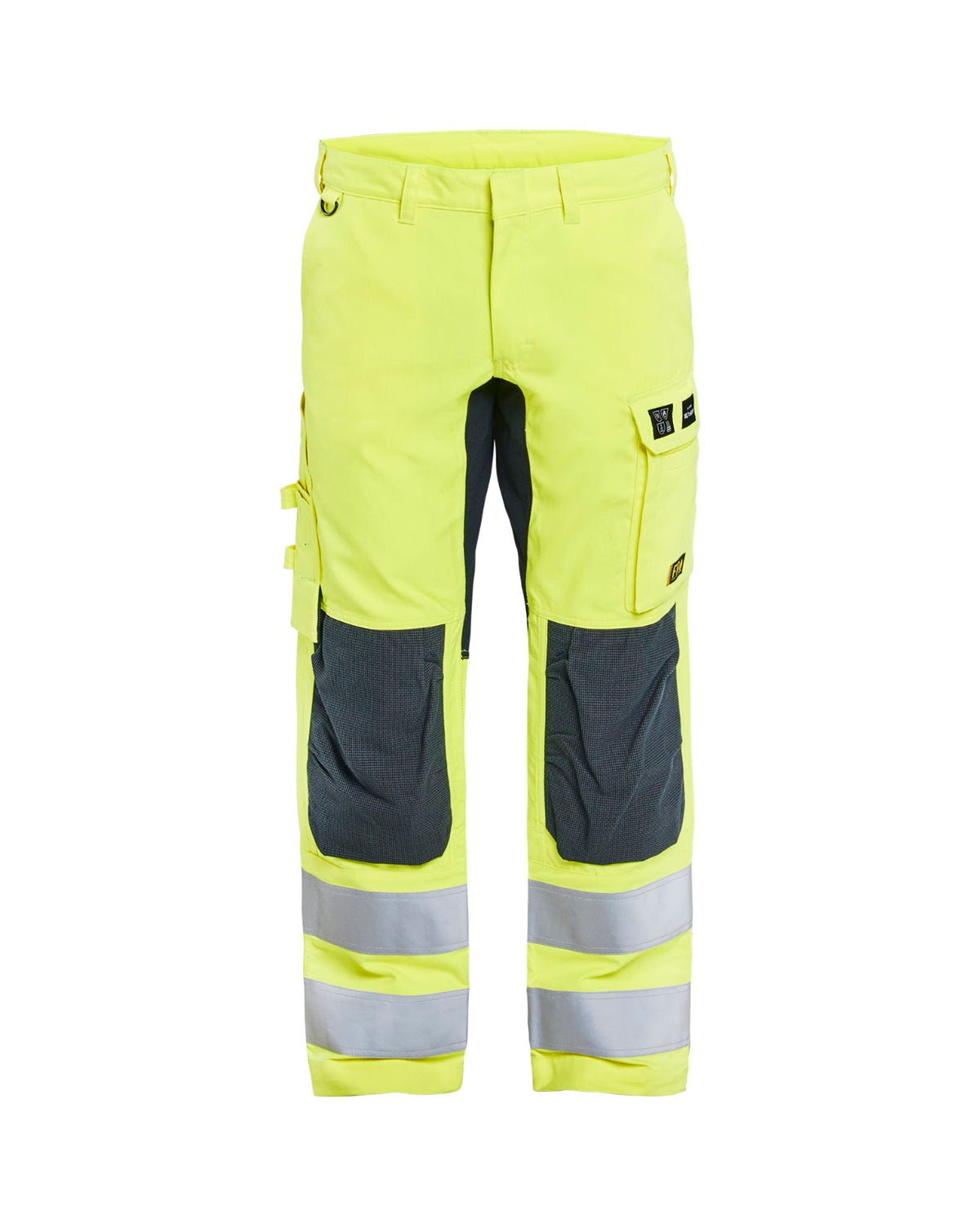 1788 Multinorm werkbroek stretch Inherent - High Vis Geel/Marineblauw